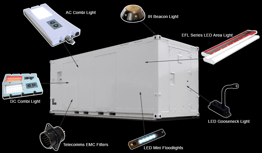 Military Shelter Lighting Applications Lighting Electronics-1