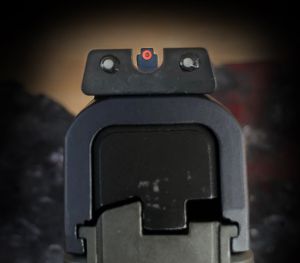 Tritium Sights on pistol