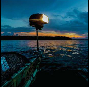 Remote controlled duo mode search - white light / Infrared light Golight - marine light - boat light - plastimo light