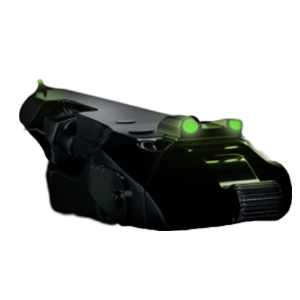 Tritium Sights on a gun