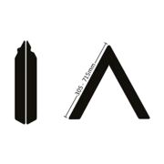 IR Reflective Vehicle Decals - 1 - Model RedEye