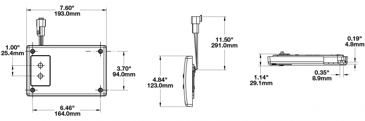 dome-light-dual-mode-specifications Interior Vehicle Light Dual Mode
