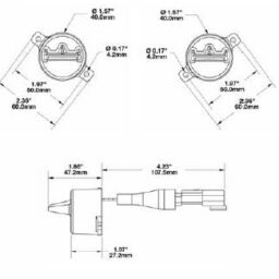 Blackout driving light 0550 - technicial specifications