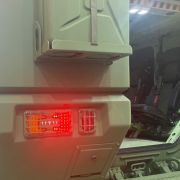 rear light with blackout on a vehicle
