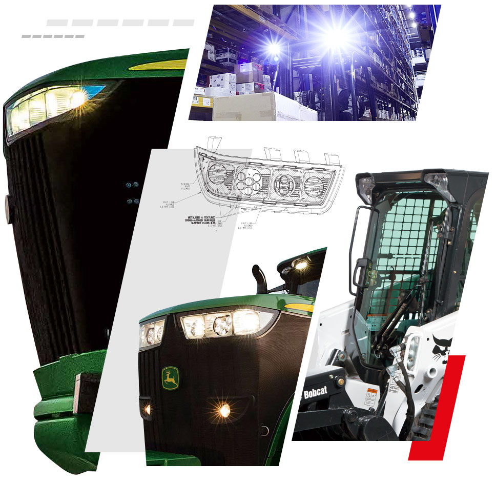 OEM LIGHTING FOR AGRICULTURE, MATERIAL HANDLING & CONSTRUCTION