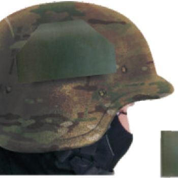 Thermal patch on a helmet