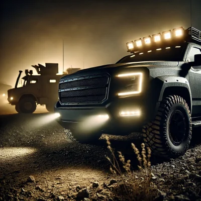 vehicle using blackout verlichting