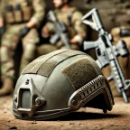 Helmet with possibilities for communication/protecting applications