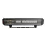 Snowplow lights heated shown from the front