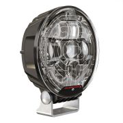 The LED headlight heated model 8633 evo shown from the front at a slight angle