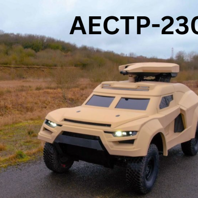 Armored vehicle with AECTP-230