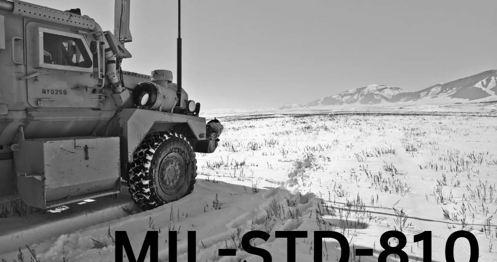 Military vehicle tested to MIL-STD-810