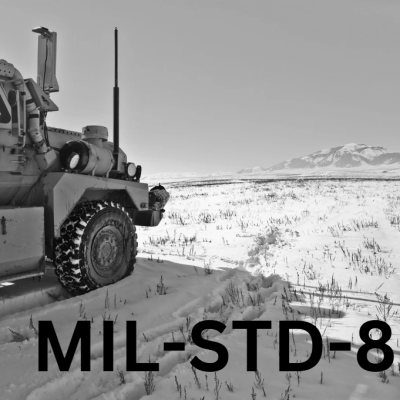 Military vehicle tested to MIL-STD-810