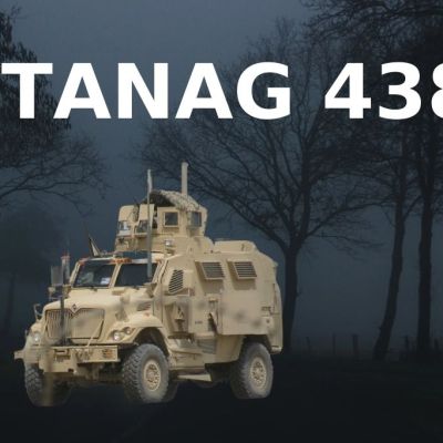 military vehicle using stanag-4381 blackout lights