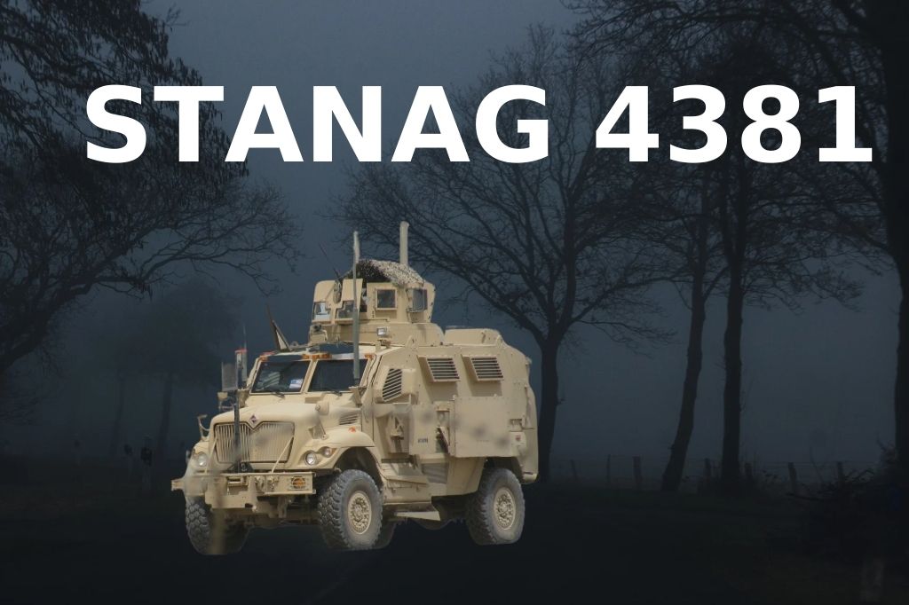 STANAG 4381 military vehicle using stanag-4381 blackout lights