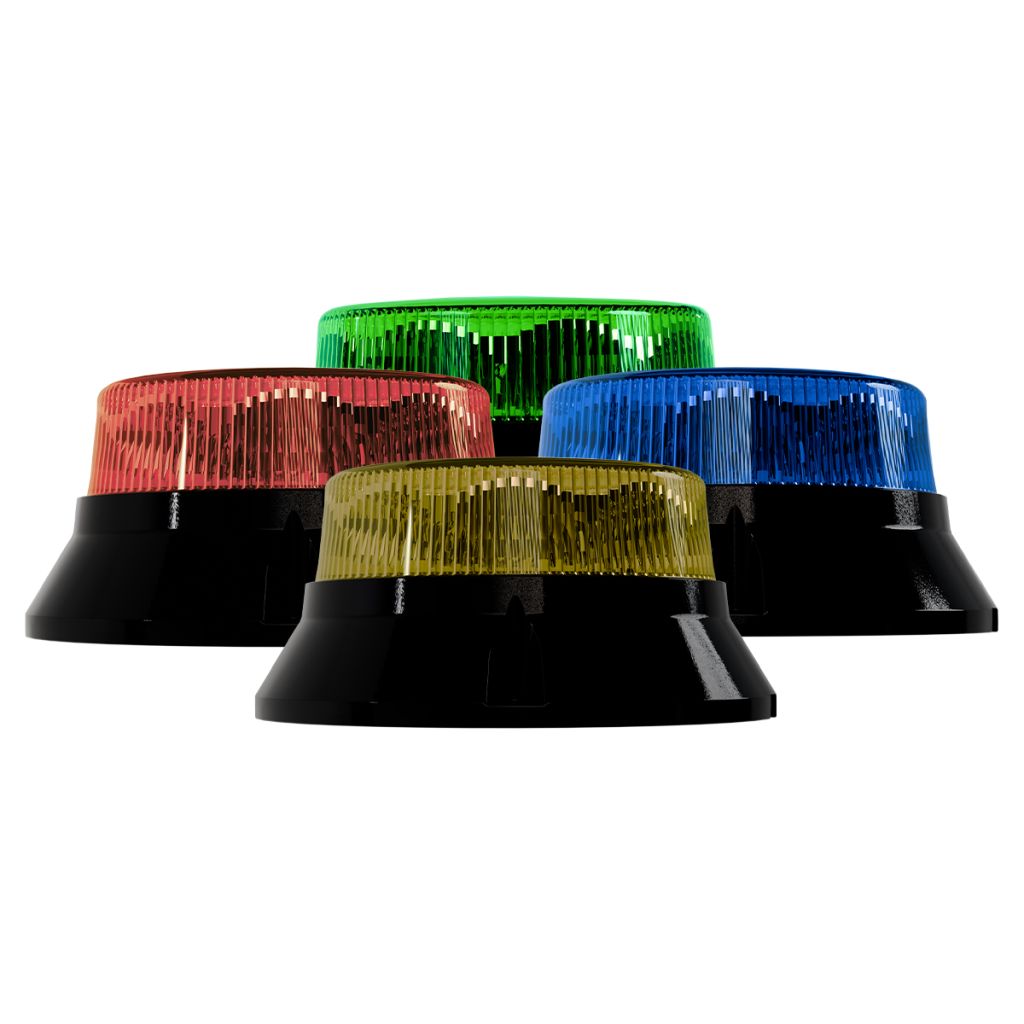 The Betalight Model 407 Slim is a robust and compact LED strobe light designed for demanding industrial environments. With a height of less than 2.5