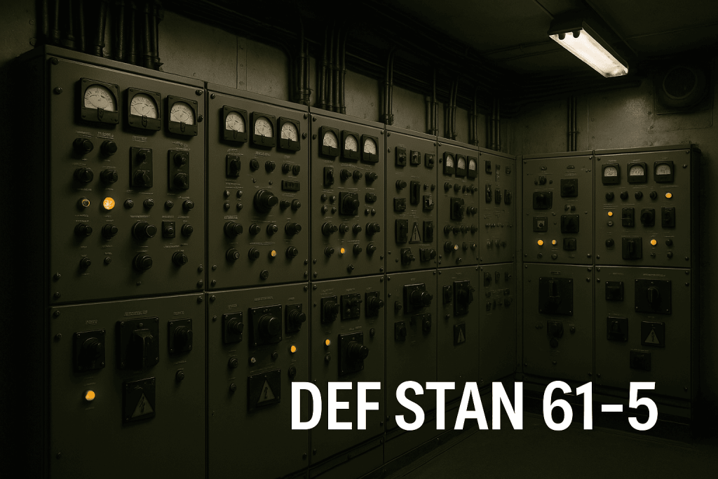 Power room complying to DEF-STAN-61-5