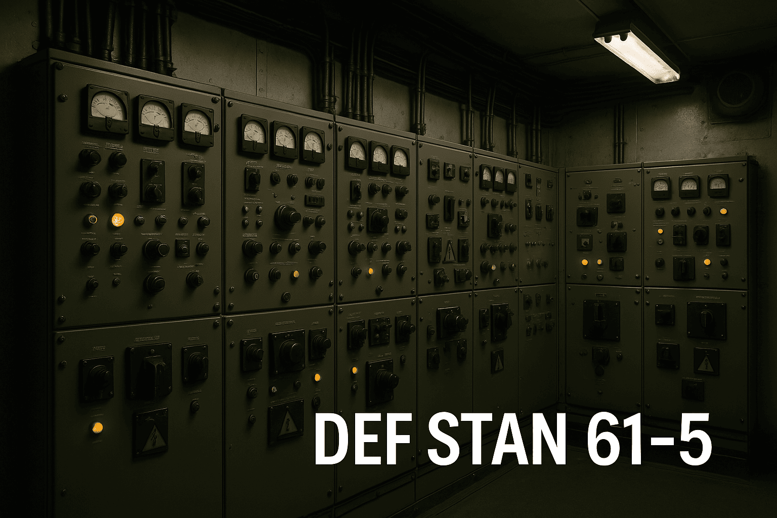 Power room complying to DEF-STAN-61-5
