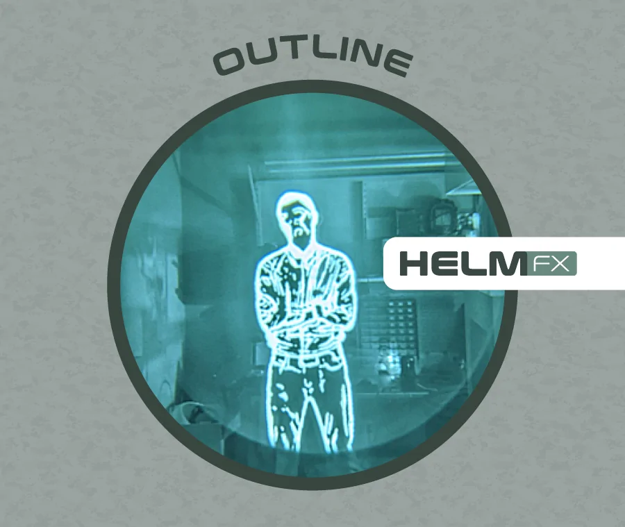 Helm-FX-Outline Outline thermal display