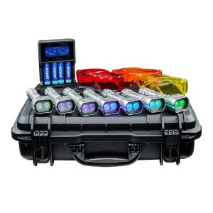 Forensic Flashlight Kit 365-850nm
