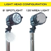 led scene light lens options