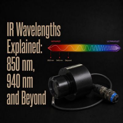 IR wavelength spectrum and IR illuminator