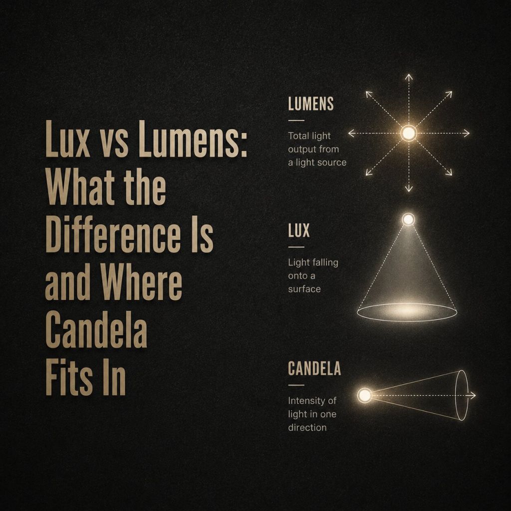 lux vs lumen explained